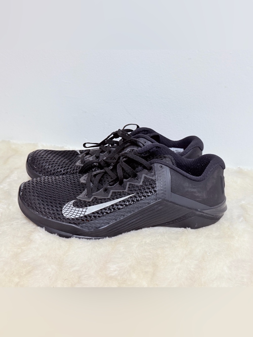 Nike Metcon 6 Triple Black Anthracite Training Shoes CK9388-011 Men's Size 9